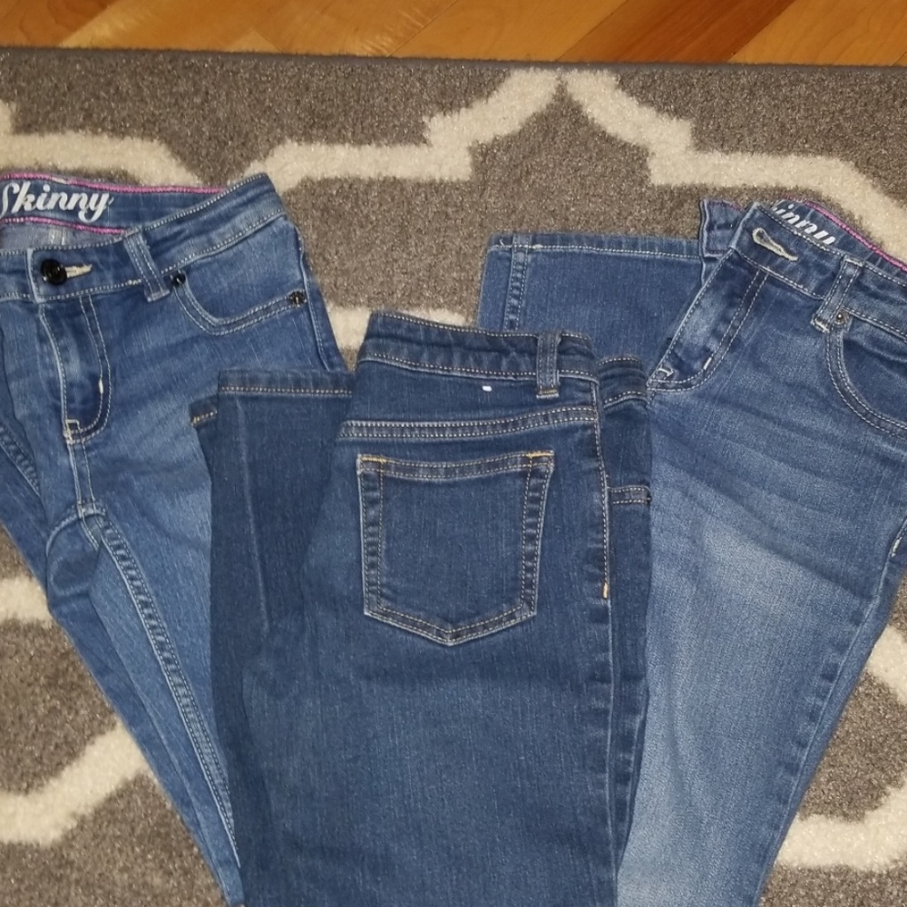 Lot of 3 pairs crazy 8 Girls size 10 Skinny Jeans